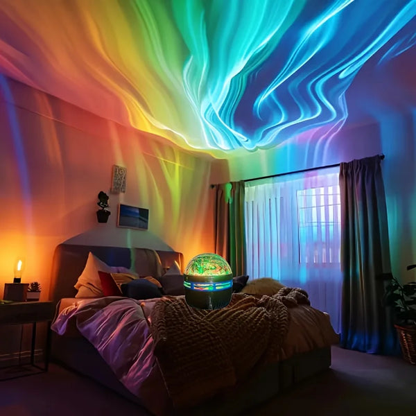 Aurora Starfield Night Projector Light